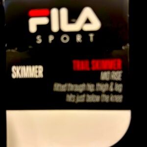 Black Fila Trail Skimmer Exercise Pants